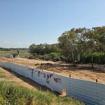 גדר איסכורית שמוקמת מסביב לכל מתחם תע"ש נוף ים. צילום: מערכת האתר