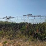 גדר תייל ישנה שכיום מסביב למתחם תע"ש נוף ים ותוחלף בקרוב. צילום: מערכת האתר