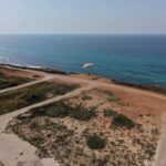 מתחם תע"ש נוף: מבט לכיון מערב, המצוק וחוף היום. צילום מערכת האתר