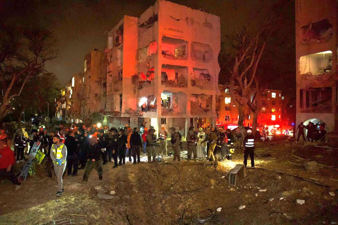 בערד ובדימונה, השתמשו במערכת "קרקל" שפותחה בשיתוף עיריית הרצליה. צילום זירת הנפילה בערד: דובר צה"ל