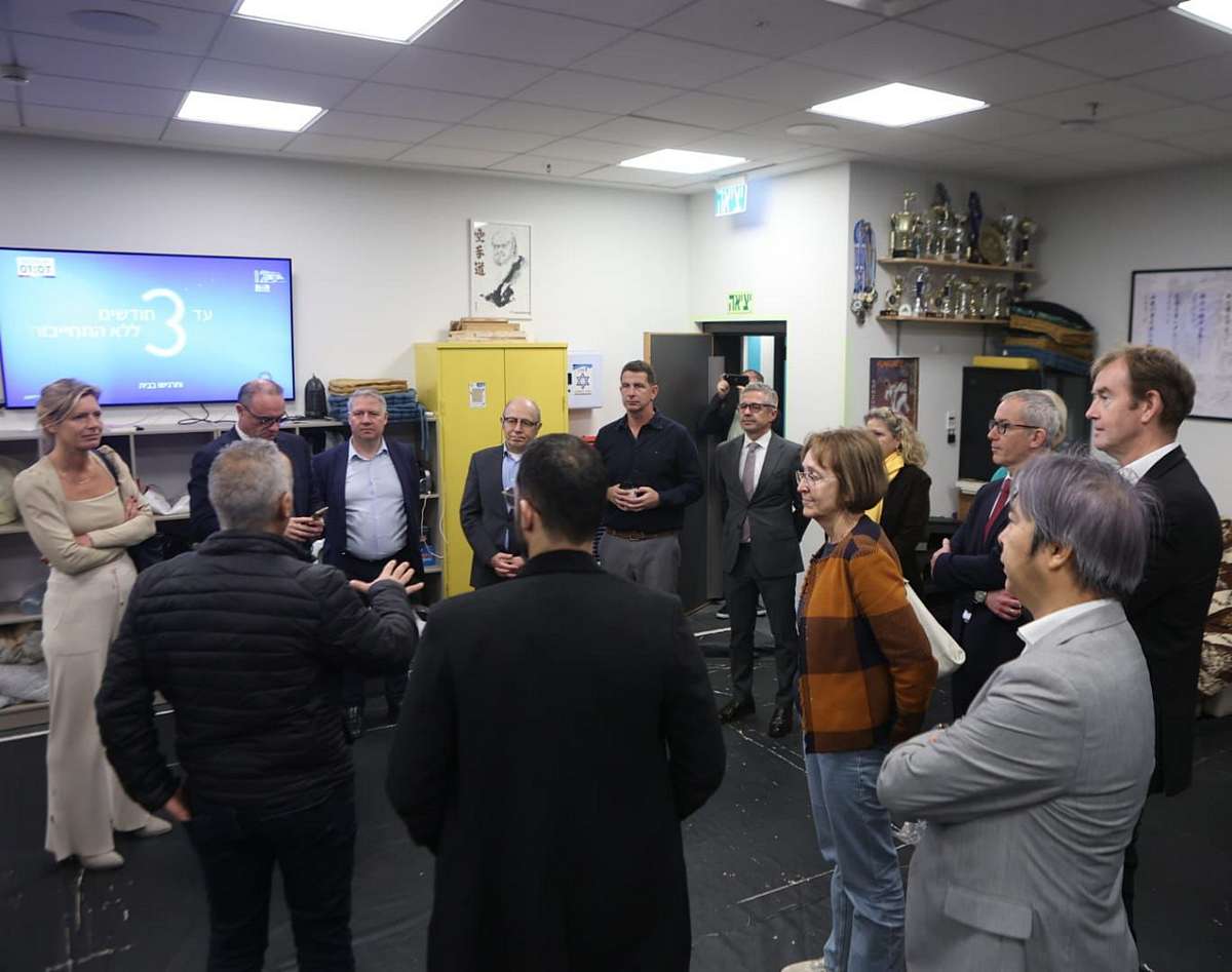 יוזמה של העירייה לפיתוח והעמקת קשרי החוץ והדיפלומטיה העירונית, גם בעת חירום. צילום דוברות העירייה