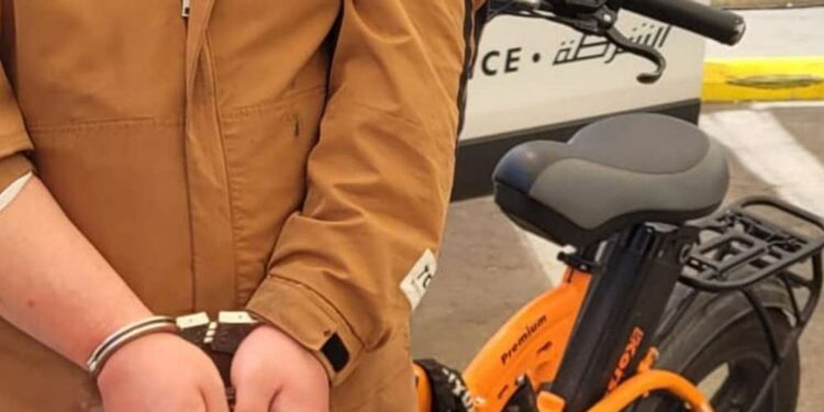 החשוד, נתין זר מסין בן 21, הועבר לחקירה אשר בסופה נכלא. צילום: דוברות המשטרה