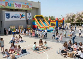 בצל המצב הביטחוני, עיריית הרצליה תקיים בחול המועד פסח, 5-6.4, יומיים של כיף לכל המשפחה ברחבי העיר. תמונה: עיבוד AI