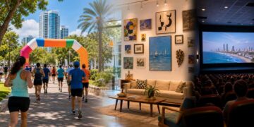 מרוץ Winner, אנימיקס ו־HOME&ART: שלושה אירועים גדולים בסופ״ש אחד בהרצליה. תמונה: עיבוד AI
