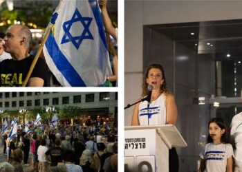 חודש יוני סגר את העצרת בכיכר, אבל פתח קו מחאות חדש שמזכיר את מחדלי הממשלה בדרך לקלפי. צילומים: רוני שפירא