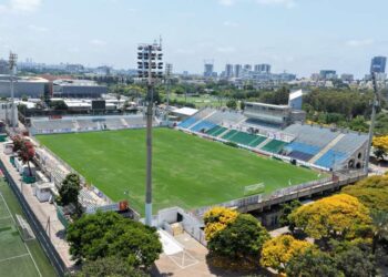 אחרי כעשור: אצטדיון הרצליה חוזר לארח את משחקי הליגה הלאומית. צילום: דוברות העירייה
