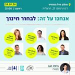 כרזת המפגש ביום ראשון בבית חיל האויר